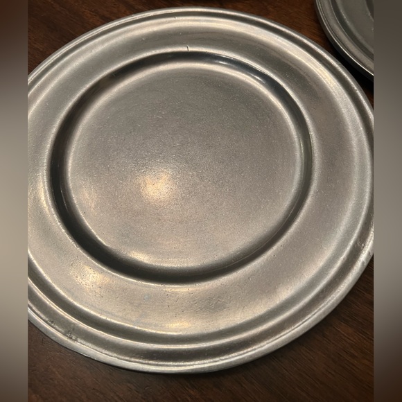 Dining Carson Freeport Pa Pewter 3 Per Set 1 Plates Poshmark